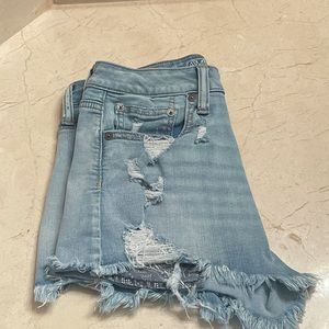 Vintage Hi Rise Festival Denim Jean Shorts 4
